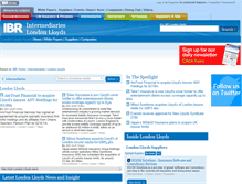 Tablet Screenshot of londonlloyds.insurance-business-review.com