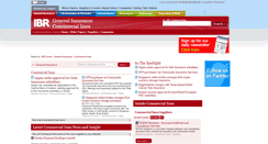 Desktop Screenshot of commerciallines.insurance-business-review.com