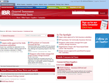 Tablet Screenshot of commerciallines.insurance-business-review.com